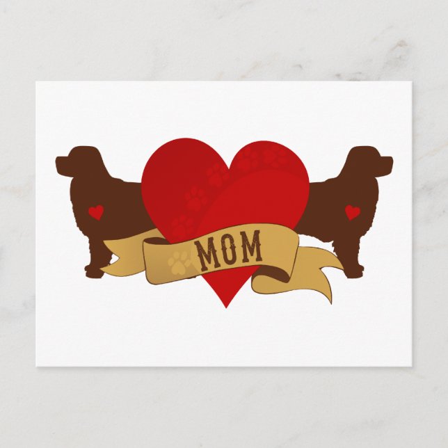 Postal Berner Mom [Tattoo style] (Anverso)
