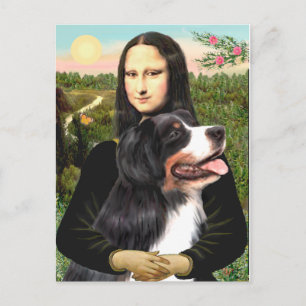Postal Bernesa - Mona Lisa - Personalizada