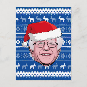 Postal BERNIE SANDERS Hannukah