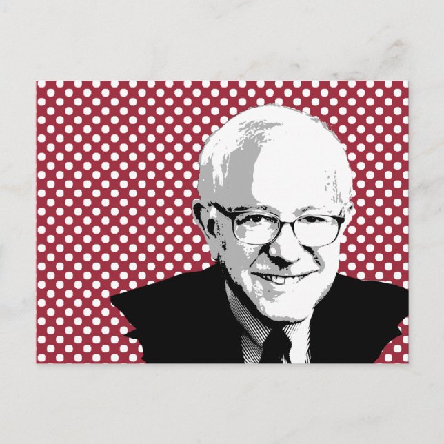 POSTAL BERNIE SANDERS POP ART (Anverso)