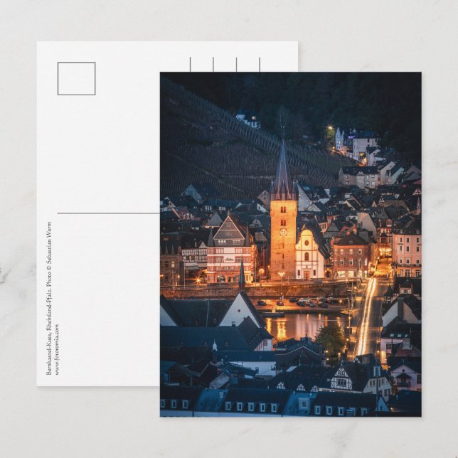 Postal Bernkastel-Kues (Anverso / Reverso)