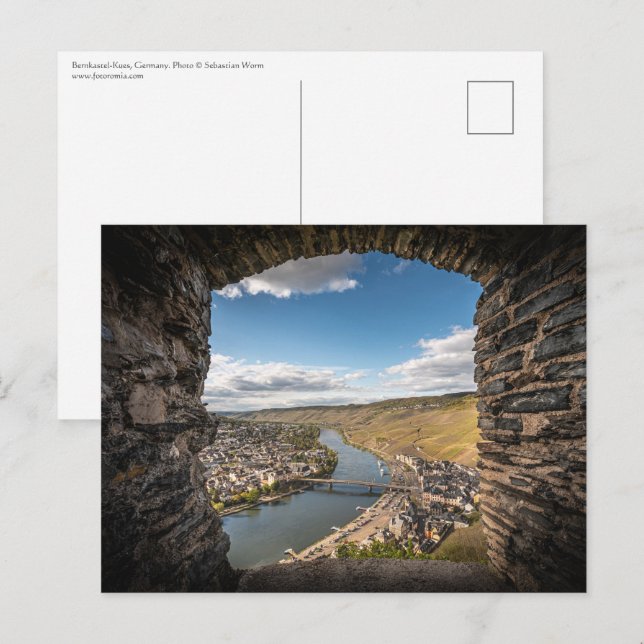 Postal Bernkastel-Kues Alemania (Anverso / Reverso)