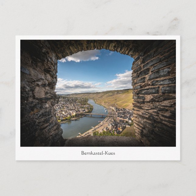 Postal Bernkastel-Kues Alemania (Anverso)