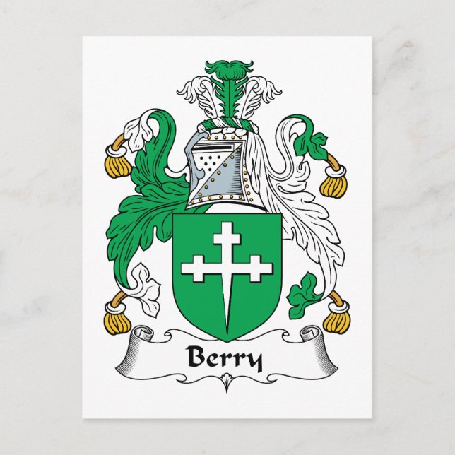 Postal Berry Family Crest (Anverso)