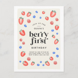 Postal Berry First Birthday