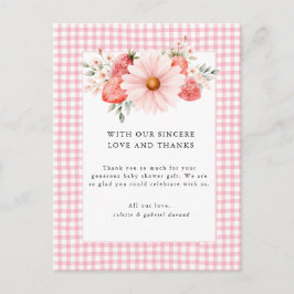 Postal Berry Sweet Baby Shower Gracias