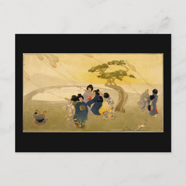 Postal Bertha Boynton Lum Kites (Anverso)