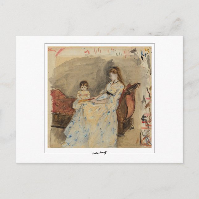 Postal Berthe Morisot #247 - Bella Artes (Anverso)