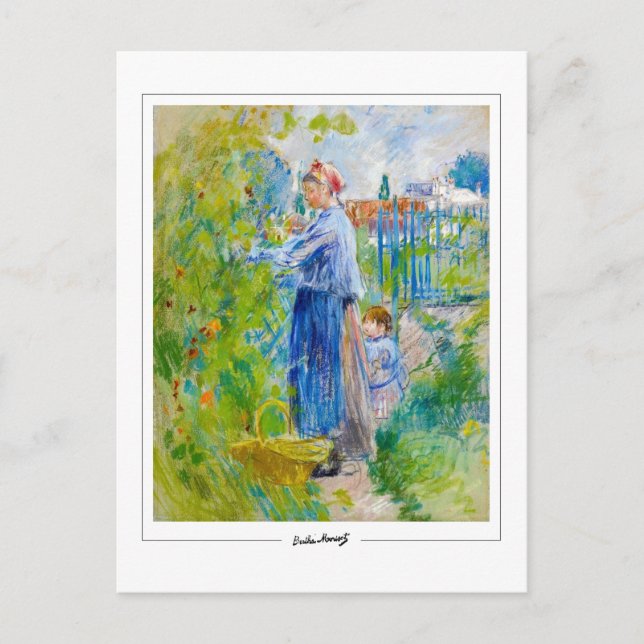 Postal Berthe Morisot #310 - Bella Artes (Anverso)