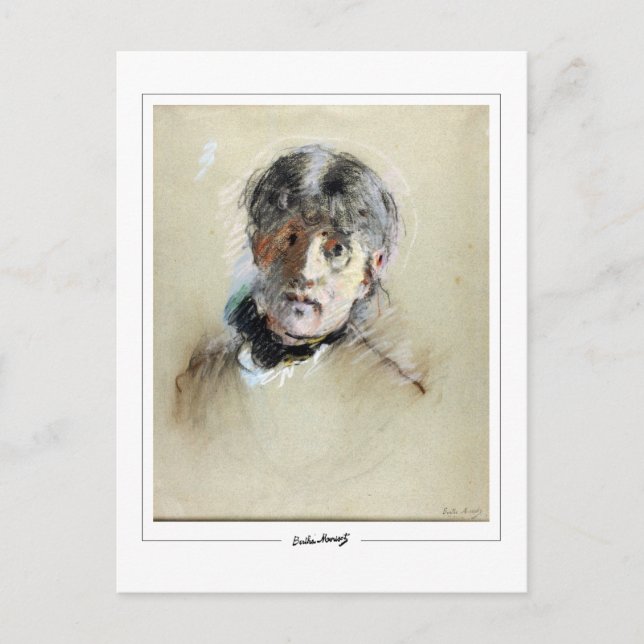 Postal Berthe Morisot #322 - Bella Artes (Anverso)