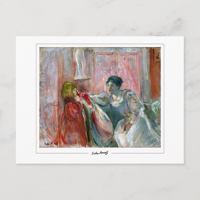 Postal Berthe Morisot #341 - Arte fino (Anverso)