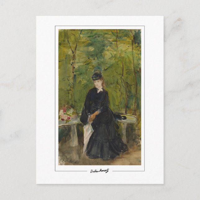 Postal Berthe Morisot #370 - Bellas Artes (Anverso)
