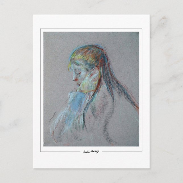 Postal Berthe Morisot #372 - Bella Artes (Anverso)