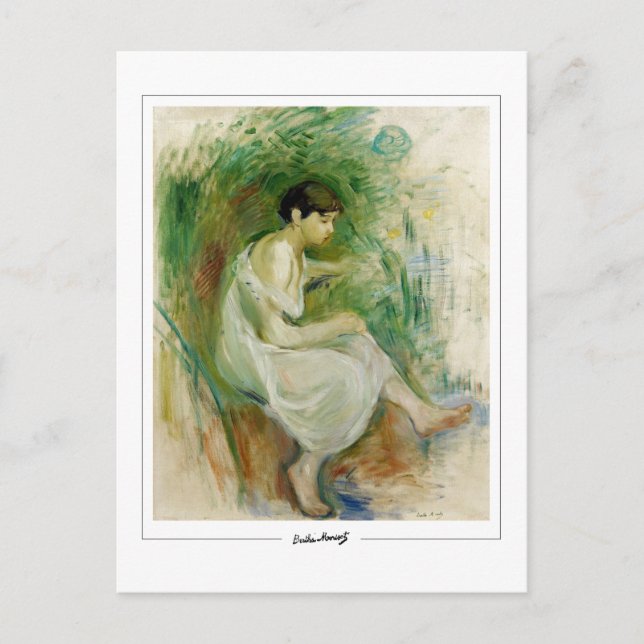 Postal Berthe Morisot #380 - Bella Artes (Anverso)