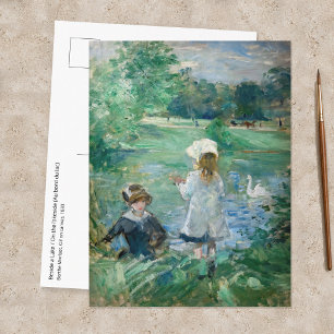 Postal Berthe Morisot - Beside a Lake / Au bord du lac