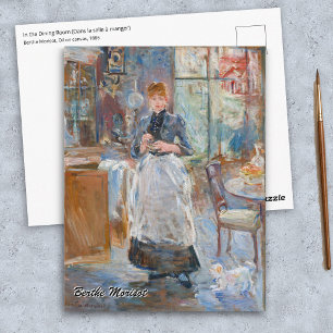 Postal Berthe Morisot - En el Comedor