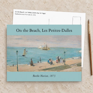 Postal Berthe Morisot - En la Playa, Les Petites-Dalles