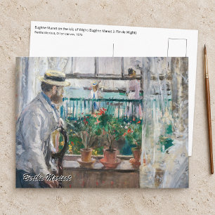 Postal Berthe Morisot - Eugene Manet en la Isla de Wight