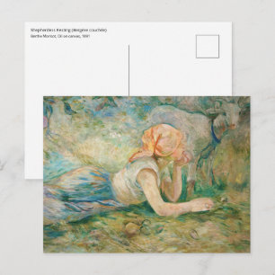 Postal Berthe Morisot - Pastores descansando