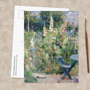 Postal Berthe Morisot - Rosas Trébol / Malvarrosas