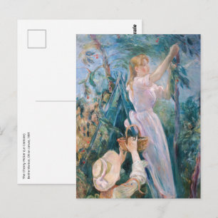 Postal Berthe Morisot - The Cherry Picker