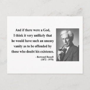 Postal Bertrand Russell Cita 3b
