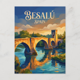 Postal Besalú España