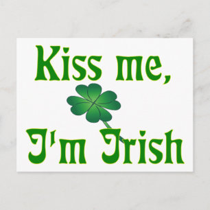 Postal Bésame, soy irlandés 2