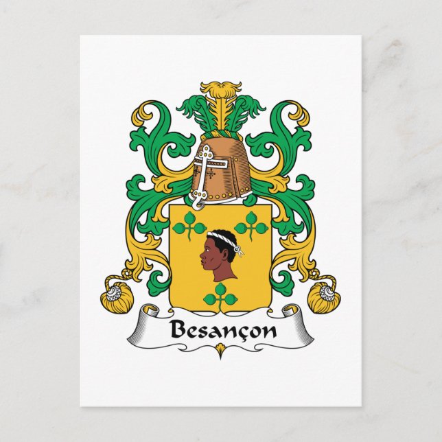 Postal Besancon Family Crest (Anverso)