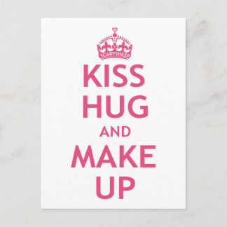 Postal Besar abrazo y maquillaje