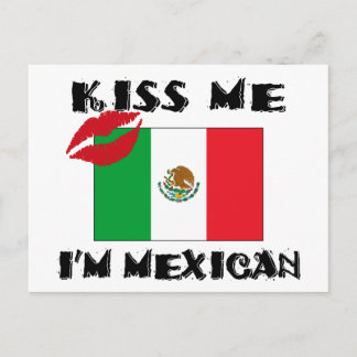 Postal Béseme que soy mexicano