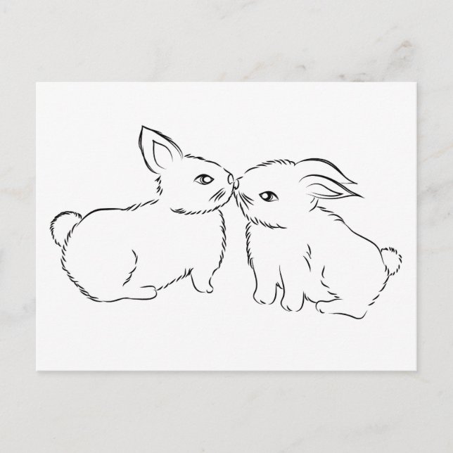 Postal Beso (Anverso)
