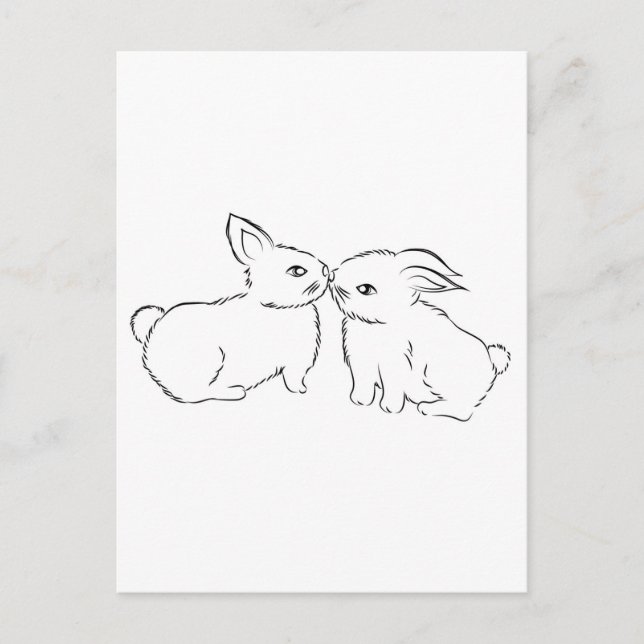 Postal Beso (Anverso)