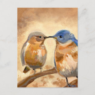 Postal Beso de Bluebird