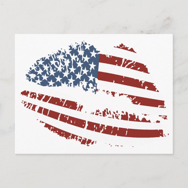 Postal Beso de Estados Unidos (Anverso)