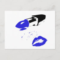 Beso de lápiz labial