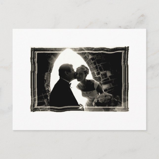 Postal beso de padres (Anverso)
