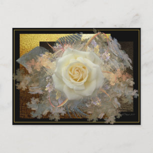 Postal Beso de un Rosa