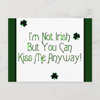 Postal Beso irlandés