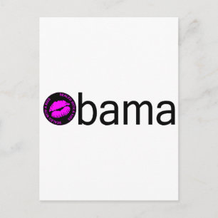 Postal Beso Obama-Negro)