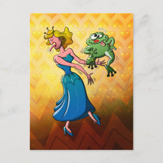 Postal Beso repugnante para una princesa