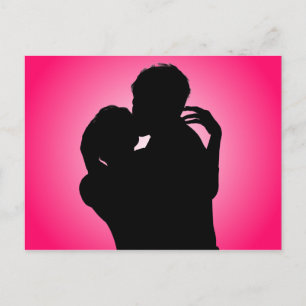 Postal Beso silencioso