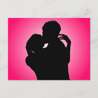Postal Beso silencioso