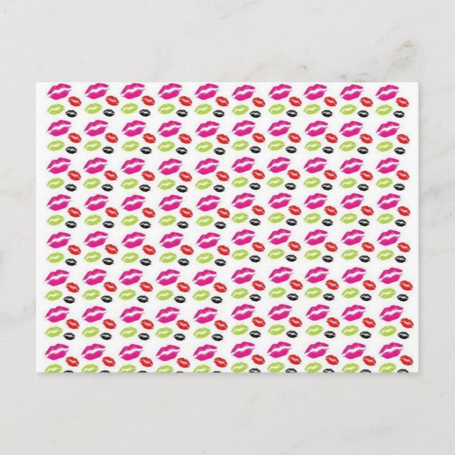 Postal besos (Anverso)