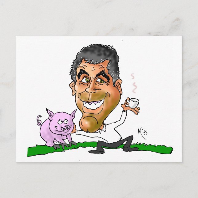 Postal Besos de USA GEORGE (Anverso)