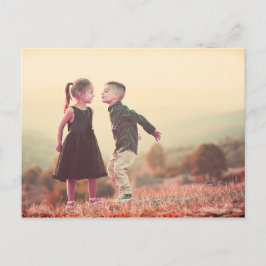 Postal Besos vintage de personalizable bajo el sol