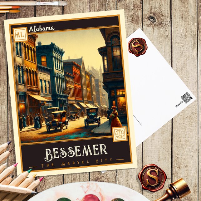 Postal Bessemer, Alabama | Antiguo (Subido por el creador)
