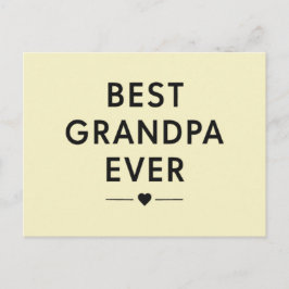 Postal Best grandpa ever 