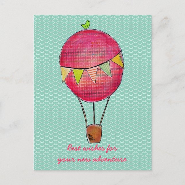 Postal Best Wishes Travel Travelling Good Trip Greeting (Anverso)