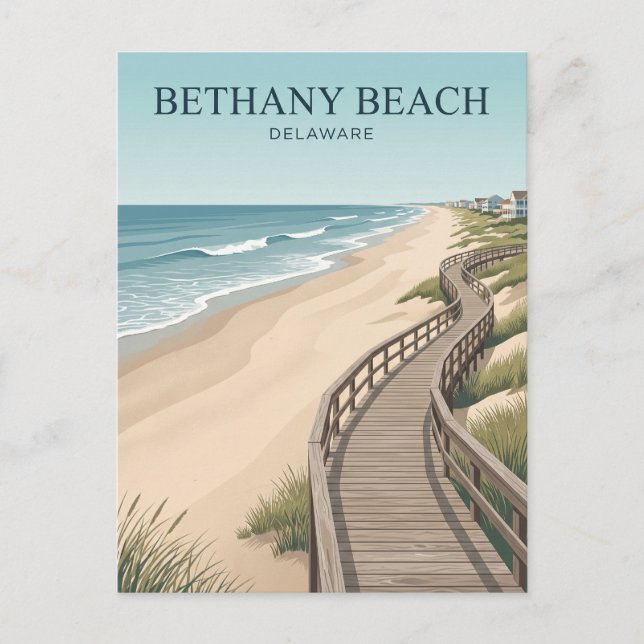 Postal Bethany Beach, Delaware (Anverso)